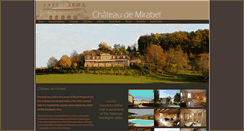 Desktop Screenshot of chateaudemirabel.com